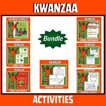 Preview of Kwanzaa  Bundle- Kwanza Activities - Winter Craft -Black History Month