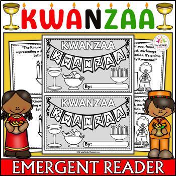 Preview of Kwanzaa Celebration Mini Book for Emergent Readers | Black History Month