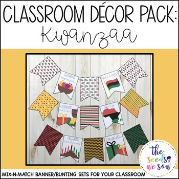 Kwanzaa Classroom Decorations by The Seeds We Sow | TPT