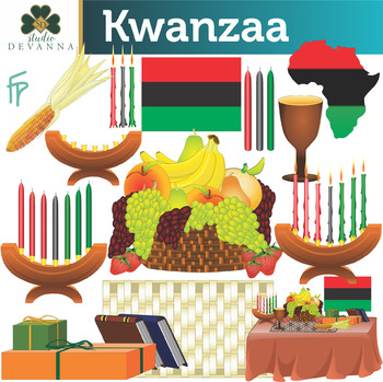 Preview of Kwanzaa Holiday Clip Art