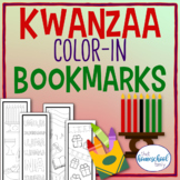 Kwanzaa Color-In Bookmark Set Printable