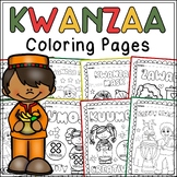Kwanzaa Coloring Pages - Kwanzaa Principles Coloring Sheet