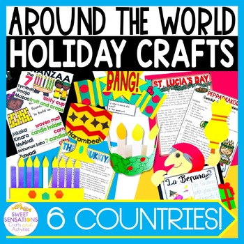 Preview of Winter Holidays Around the World Bulletin Board Crafts and Projects Kwanzaa