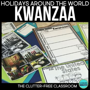 Preview of Kwanzaa Craft | Kwanzaa Activities | Holidays Around the World Reading Passages