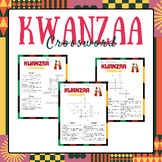Kwanzaa Crossword Puzzles | Kwanzaa Activities