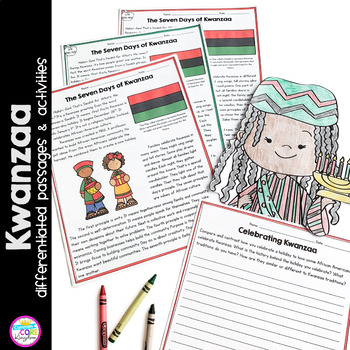 Preview of Kwanzaa Differentiated Reading and Writing Activities