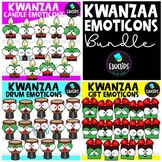Kwanzaa Emoticons Clip Art Bundle {Educlips Clipart}