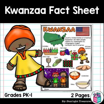 Preview of Kwanzaa Fact Sheet for Early Readers