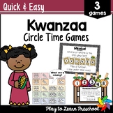 Kwanzaa Games Circle Time Activities for Preschool and Pre-K