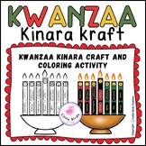 Kwanzaa Kinara Craft & Coloring Kit - Kwanzaa Nguzo Saba A