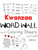 Kwanzaa / Kwanza Words for Tot School | Pre-School | Pre-K
