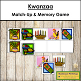 Kwanzaa Match-Up and Memory Game (Visual Discrimination & 