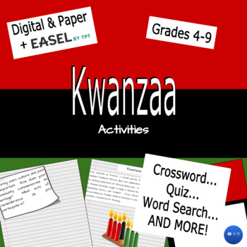 Preview of Kwanzaa NO PREP Passage & Activities