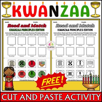 Preview of Kwanzaa Principles Activity: 7 Principles of Kwanzaa & Black History Month