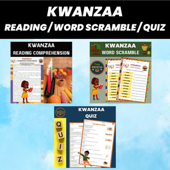 Preview of Kwanzaa Reading and Fun Activities Bundle