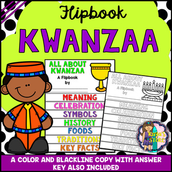 Preview of Kwanzaa Research Flipbook (All About Kwanzaa Celebration and Activities)