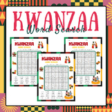 Kwanzaa Word Search Puzzles | Kwanzaa Activities