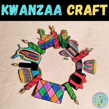 Preview of Kwanzaa Wreath Craft - Kwanza Activities