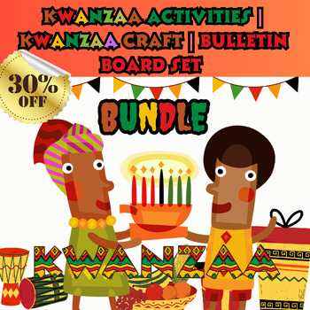 Preview of Kwanzaa activities | kwanzaa craft | bulletin board set bundle