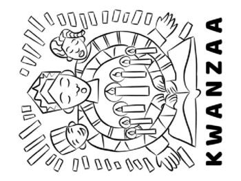 Kwanzaa Coloring Pages Worksheets Teaching Resources Tpt