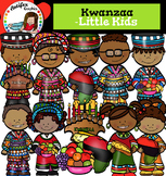 Kwanzaa- little kids- color and B&W