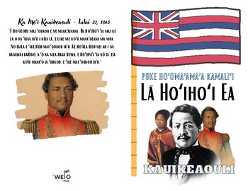 Preview of Lā Hoʻihoʻi Ea: Hawaiian Restoration Day Booklet- ʻŌlelo Hawaiʻi