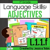 Adjectives Cut and Paste Worksheets, Lessons, Centers, Anc