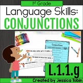 Conjunctions Worksheets, Practice, Anchor Charts 1st Grade