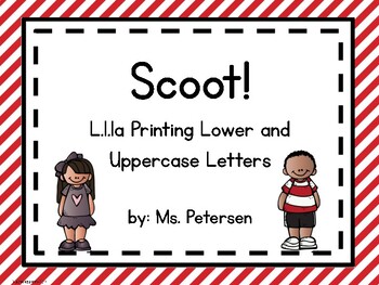 Preview of L.1.1a Scoot!!! Printing Lower and Uppercase Letters