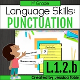 L.1.2.b Punctuation Practice, Worksheets, Centers - 1st Gr
