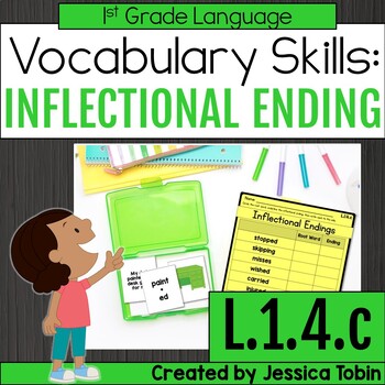 Preview of L.1.4.c Inflectional Endings, Inflected Endings Worksheets, Activities, Practice
