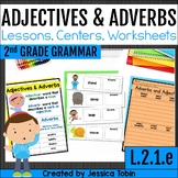 Adverbs and Adjectives Practice, Anchor Charts, Worksheets