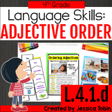 Ordering Adjectives Worksheets & Lessons, Order of Adjecti