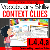 Context Clues Worksheets, Activities, Practice L.4.4.a 4th