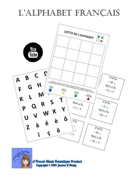 Preview of L'Alphabet français - Activity Pack