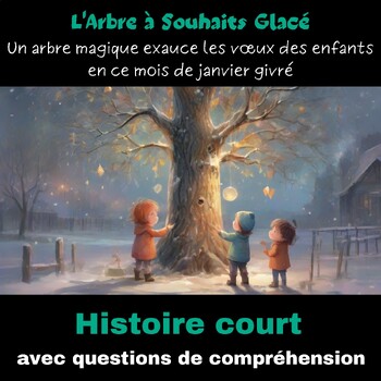 Preview of L'Arbre à Souhaits Glacé - Histoire Court  Avec Des Questions