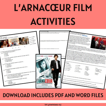 Preview of L'Arnacoeur (Heartbreaker) Film Activities