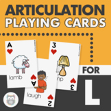 L Articulation Playing Cards - Outline + Color Printable D