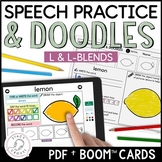 L Articulation Activities Worksheets Boom™ Cards Speech Th