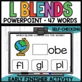 L Blends Word Work Activities | Early Finisher Activities