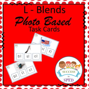 Preview of L-Blend Photo Based Task Cards
