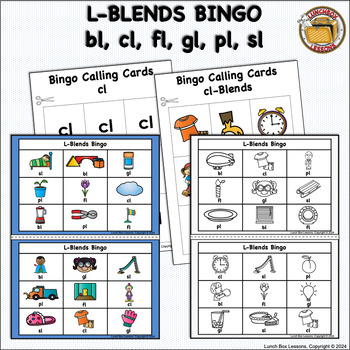 Preview of L-Blends Bingo