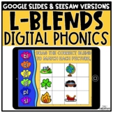 L Blends Digital Phonics Activities for Distance Learning