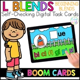 L Blends Digital Task Cards | Boom Cards™ | Distance Learning