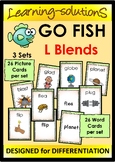 L Blends Game - GO FISH - 3 Sets/52 cards per set - Design