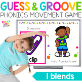 L Blends Movement Game | Guess and Groove Phonics Activity