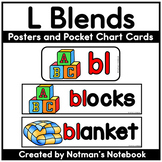 L Blends Pocket Chart Cards and Posters