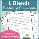 L Blends Reading Passages for Fluency with Comprehension Q