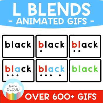 Preview of L Blends Words Animated GIFS