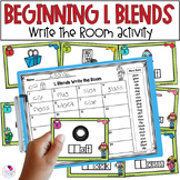 Consonant Blends With L Blends - Phonics Review Write the Room